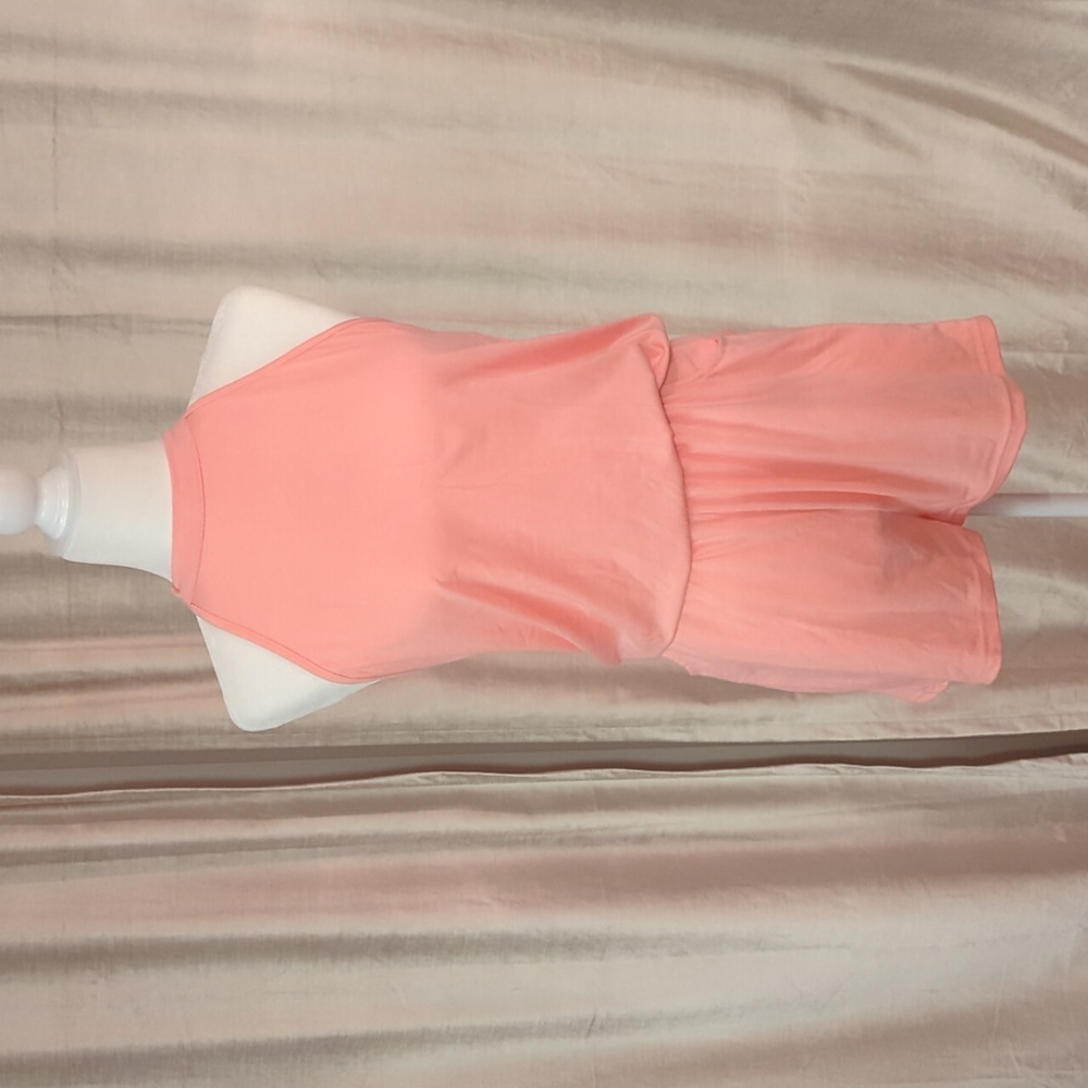 Cotton Candy Pink Sleeveless Romper Short
